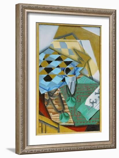 The Chess Board, 1914-Juan Gris-Framed Giclee Print