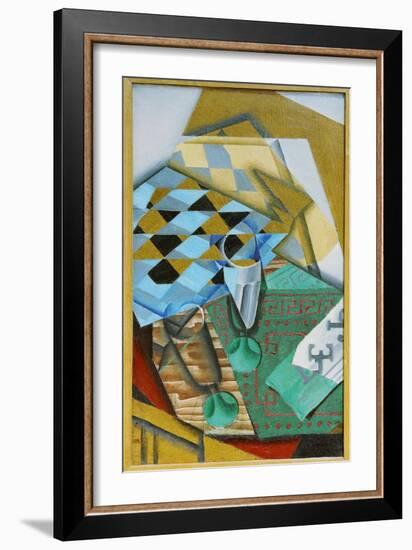 The Chess Board, 1914-Juan Gris-Framed Giclee Print