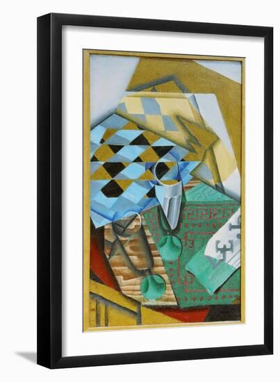 The Chess Board, 1914-Juan Gris-Framed Giclee Print