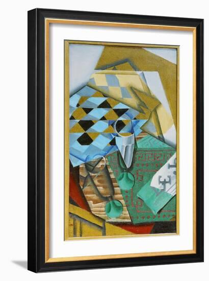 The Chess Board, 1914-Juan Gris-Framed Giclee Print