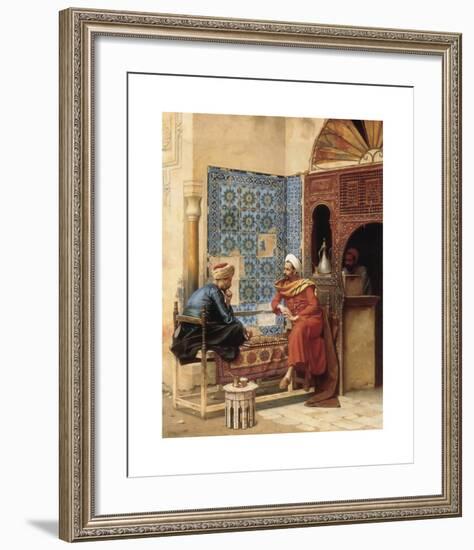 The Chess Game-Ludwig Deutsch-Framed Premium Giclee Print