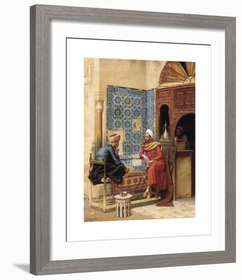 The Chess Game-Ludwig Deutsch-Framed Premium Giclee Print