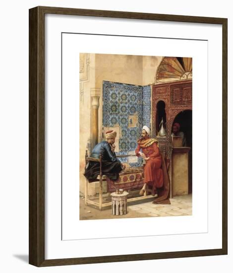 The Chess Game-Ludwig Deutsch-Framed Premium Giclee Print