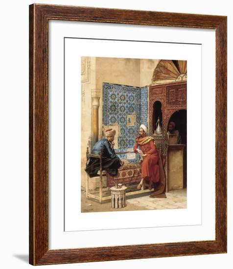 The Chess Game-Ludwig Deutsch-Framed Premium Giclee Print