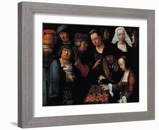 The Chess Players, 1510-Lucas van Leyden-Framed Giclee Print