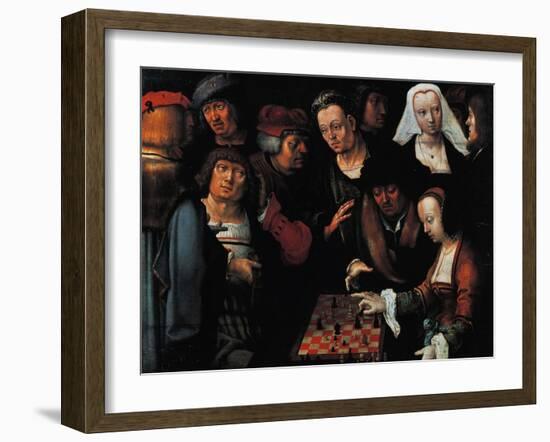 The Chess Players, 1510-Lucas van Leyden-Framed Giclee Print