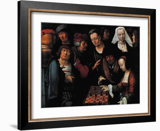 The Chess Players, 1510-Lucas van Leyden-Framed Giclee Print