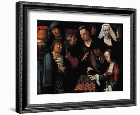 The Chess Players, 1510-Lucas van Leyden-Framed Giclee Print