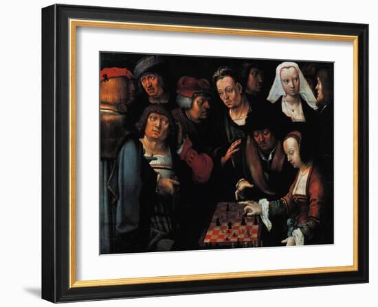 The Chess Players, 1510-Lucas van Leyden-Framed Giclee Print