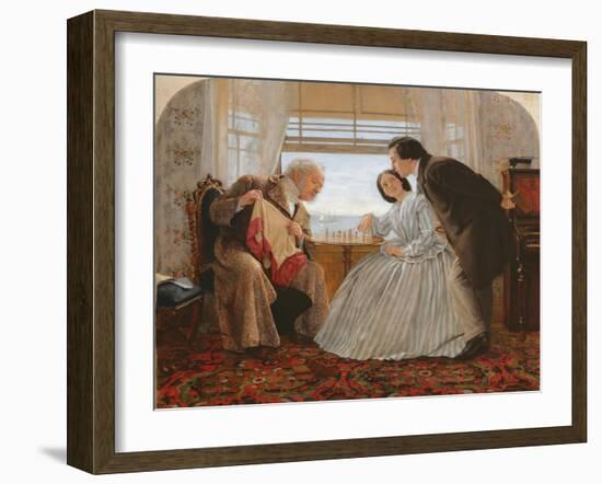 The Chess Players, 1860-Joseph Clark-Framed Giclee Print