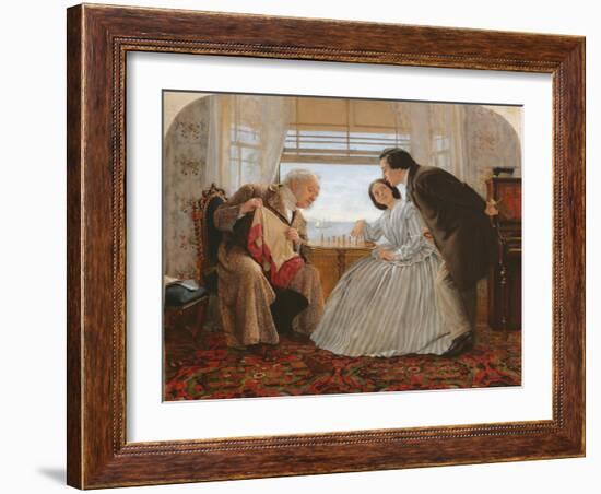 The Chess Players, 1860-Joseph Clark-Framed Giclee Print