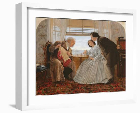 The Chess Players, 1860-Joseph Clark-Framed Giclee Print