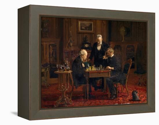 The Chess Players, 1876-Thomas Cowperthwait Eakins-Framed Premier Image Canvas