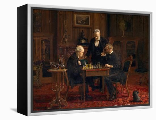 The Chess Players, 1876-Thomas Cowperthwait Eakins-Framed Premier Image Canvas