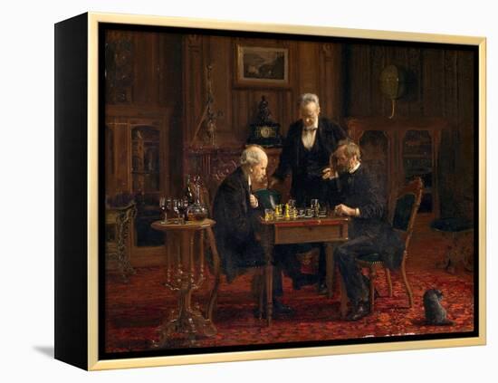 The Chess Players, 1876-Thomas Cowperthwait Eakins-Framed Premier Image Canvas