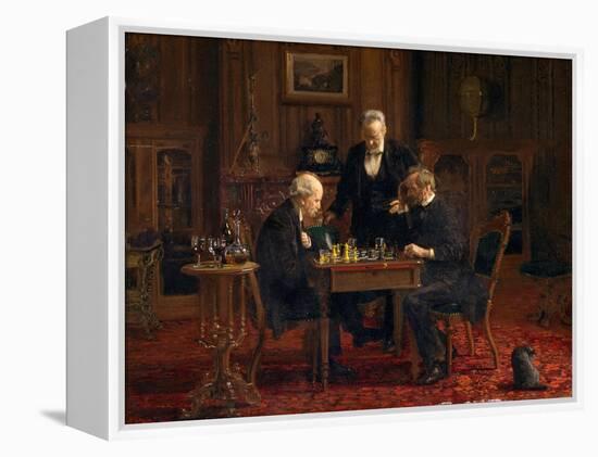 The Chess Players, 1876-Thomas Cowperthwait Eakins-Framed Premier Image Canvas