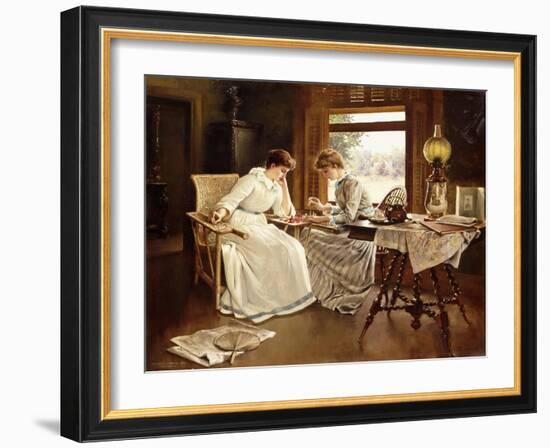 The Chess Players, 1891-Frederick Judd Waugh-Framed Giclee Print