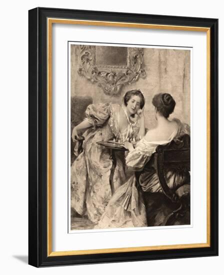 The Chess Players, 1903-Samuel Melton Fisher-Framed Giclee Print