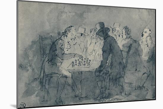 'The Chess Players', 1948-Thomas Rowlandson-Mounted Giclee Print