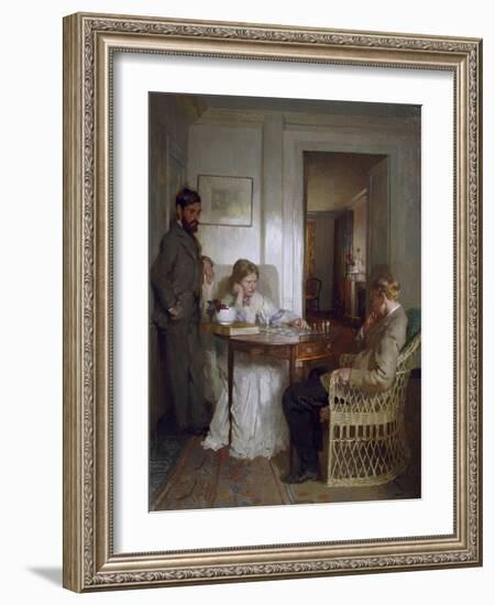 The Chess Players, Pre 1902-Sir William Orpen-Framed Giclee Print