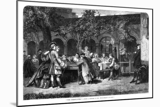 The Chessplayers, 1864-null-Mounted Giclee Print