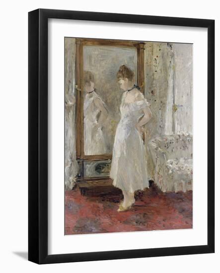 The Cheval Glass, 1876-Berthe Morisot-Framed Giclee Print