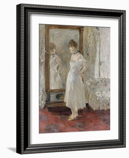 The Cheval Glass, 1876-Berthe Morisot-Framed Giclee Print