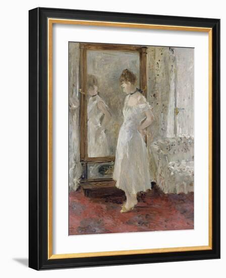 The Cheval Glass, 1876-Berthe Morisot-Framed Giclee Print