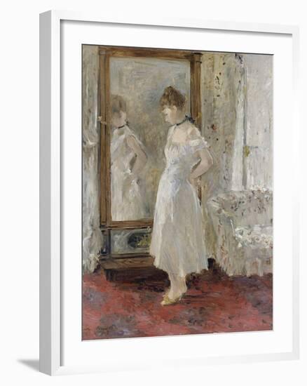 The Cheval Glass, 1876-Berthe Morisot-Framed Giclee Print