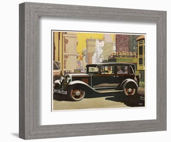 The Chevrolet Six Club Sedan Has a Fisher Body Which is Why It Looks So Distinguished-null-Framed Art Print