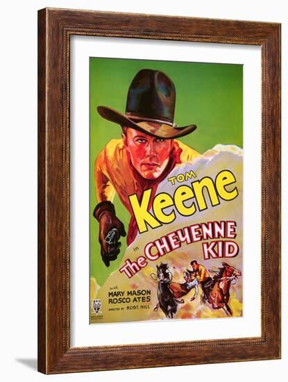 The Cheyenne Kid, 1933-null-Framed Art Print