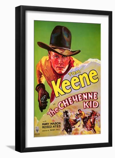 The Cheyenne Kid, 1933-null-Framed Art Print