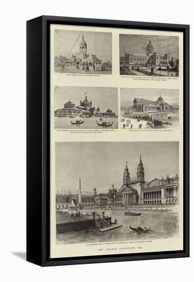 The Chicago Exhibition, 1893-null-Framed Premier Image Canvas