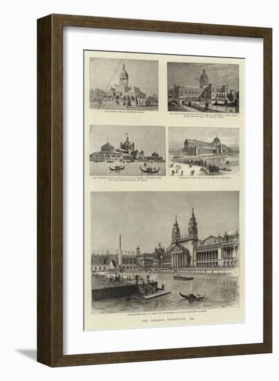 The Chicago Exhibition, 1893-null-Framed Giclee Print