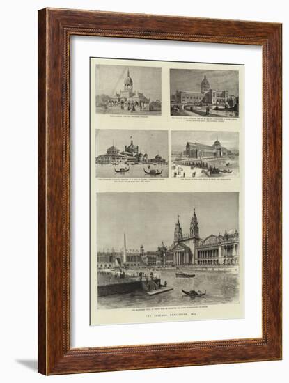 The Chicago Exhibition, 1893-null-Framed Giclee Print