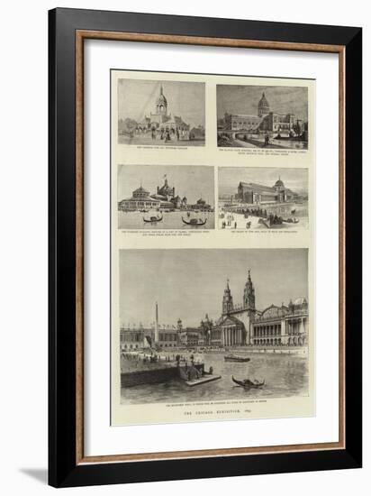 The Chicago Exhibition, 1893-null-Framed Giclee Print