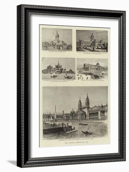 The Chicago Exhibition, 1893-null-Framed Giclee Print