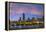 The Chicago Skyline over Lake Michigan at Dusk-Jon Hicks-Framed Premier Image Canvas