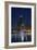 The Chicago Skyline over Lake Michigan at Dusk-Jon Hicks-Framed Photographic Print