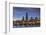 The Chicago Skyline over Lake Michigan at Dusk-Jon Hicks-Framed Photographic Print