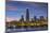 The Chicago Skyline over Lake Michigan at Dusk-Jon Hicks-Mounted Photographic Print