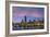 The Chicago Skyline over Lake Michigan at Dusk-Jon Hicks-Framed Photographic Print