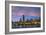 The Chicago Skyline over Lake Michigan at Dusk-Jon Hicks-Framed Photographic Print