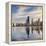 The Chicago Skyline over Lake Michigan-Jon Hicks-Framed Premier Image Canvas