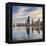 The Chicago Skyline over Lake Michigan-Jon Hicks-Framed Premier Image Canvas