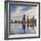 The Chicago Skyline over Lake Michigan-Jon Hicks-Framed Photographic Print