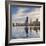 The Chicago Skyline over Lake Michigan-Jon Hicks-Framed Photographic Print