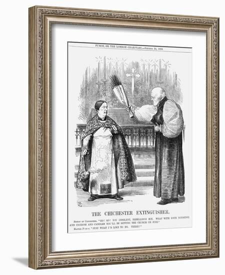 The Chichester Extinguisher, 1868-John Tenniel-Framed Giclee Print