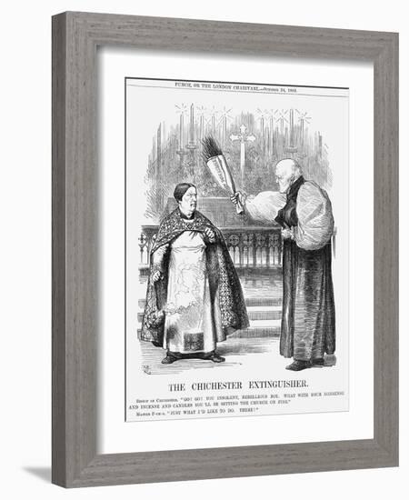 The Chichester Extinguisher, 1868-John Tenniel-Framed Giclee Print