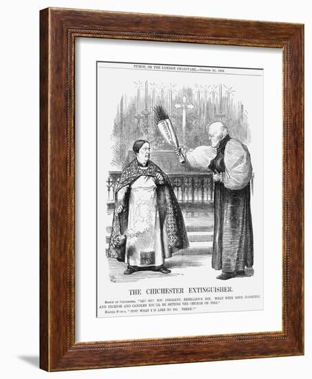 The Chichester Extinguisher, 1868-John Tenniel-Framed Giclee Print